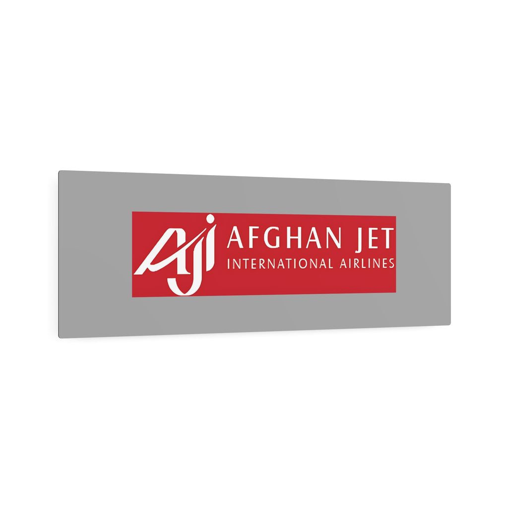 Afghan Jet International Airlines Metal Sign
