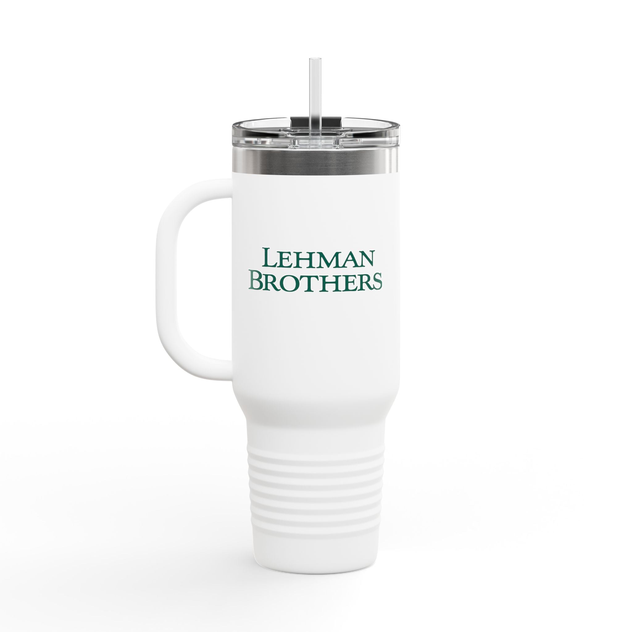 Lehman Brothers 40oz Insulated Travel Mug Stainless Tumbler
