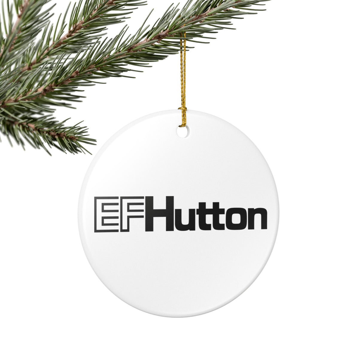 E. F. Hutton Ceramic Ornament