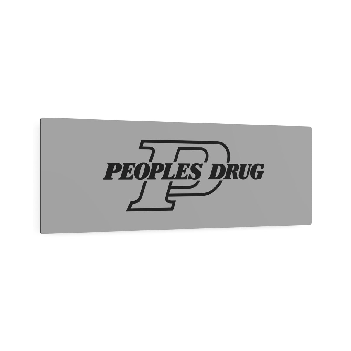 Peoples Drug Metal Sign