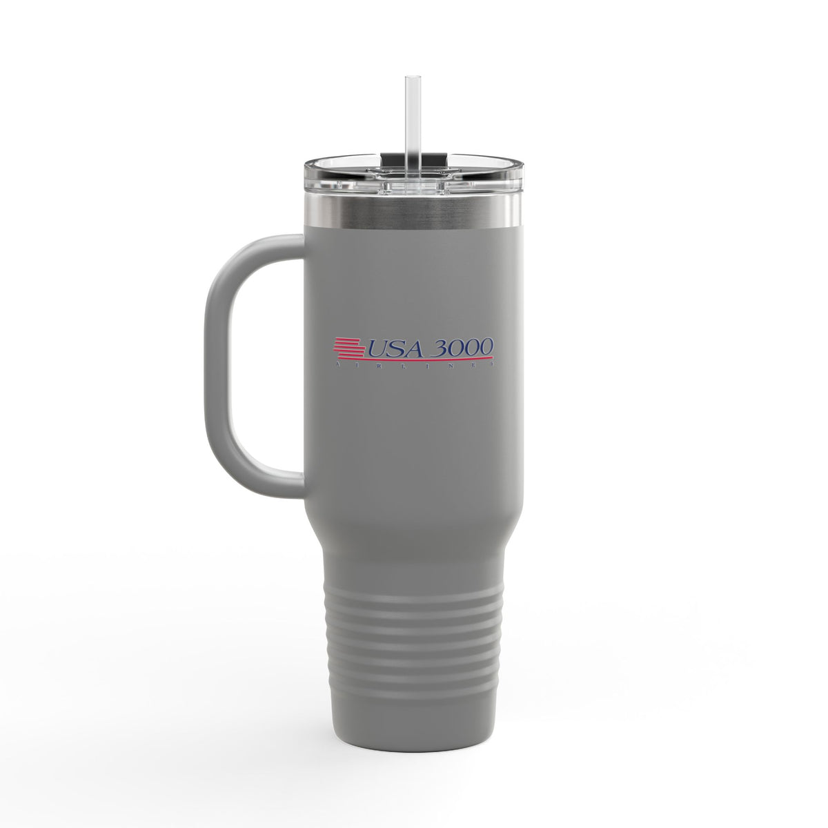 USA3000 Airlines 40oz Insulated Travel Mug Stainless Tumbler