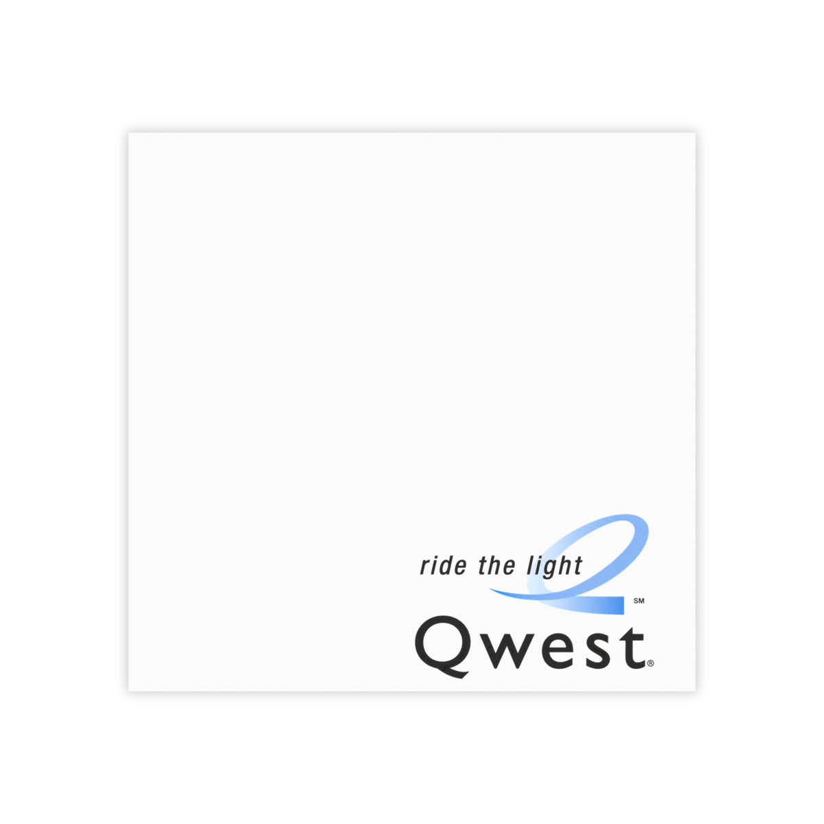 Qwest Sticky Post-it Note Pad