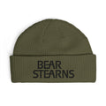 Bear Stearns Cuff Beanie – Embroidered Fold-Over Knit Hat