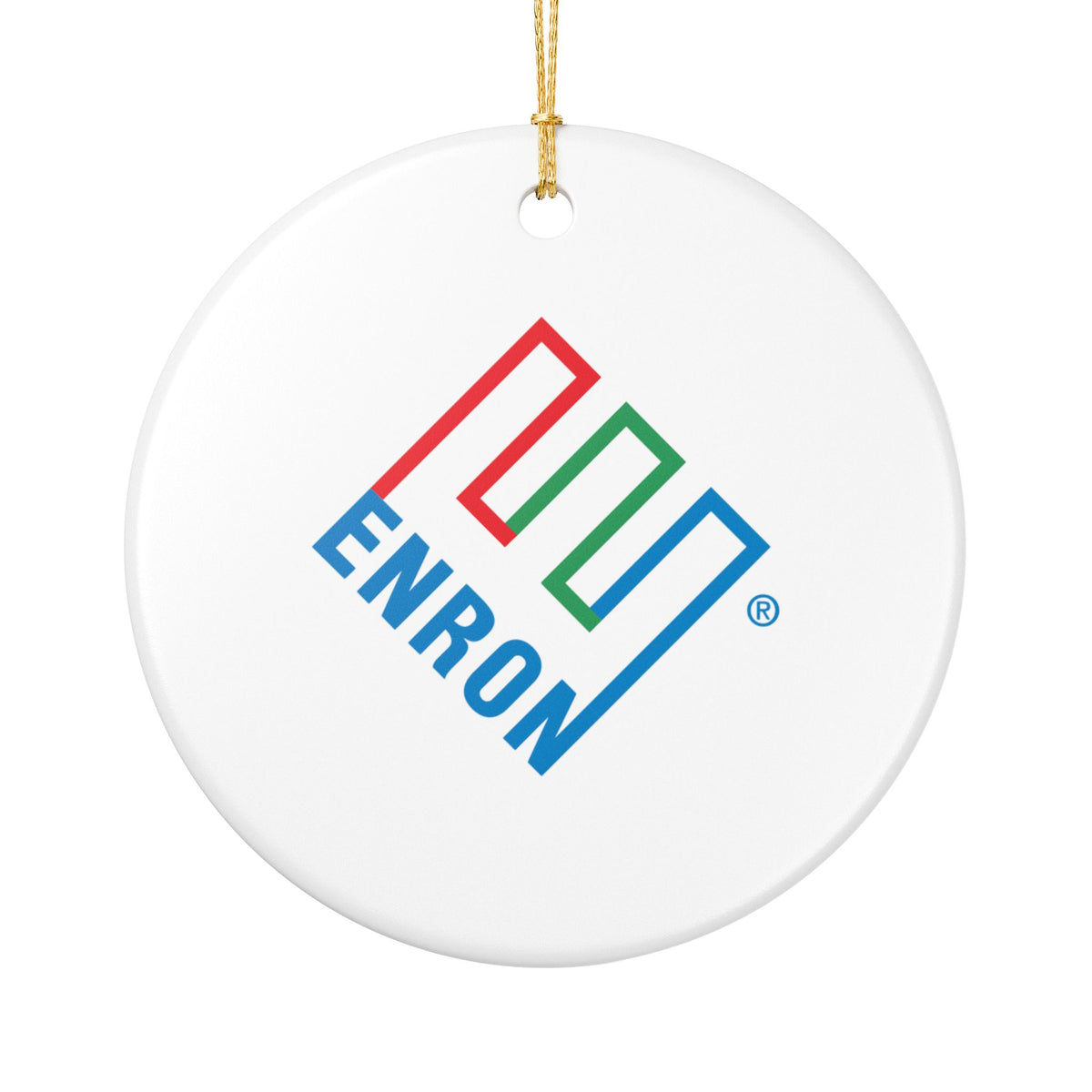 Enron Ceramic Ornament