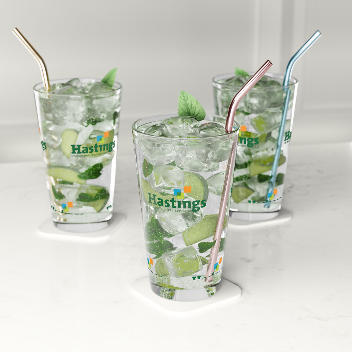 Hastings Entertainment 16oz Pint Glass