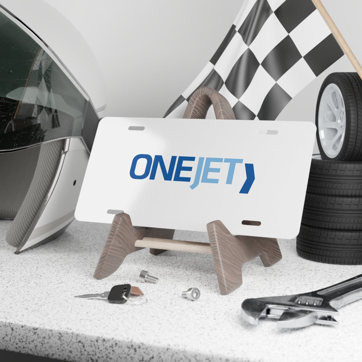 OneJet Vanity License Plate