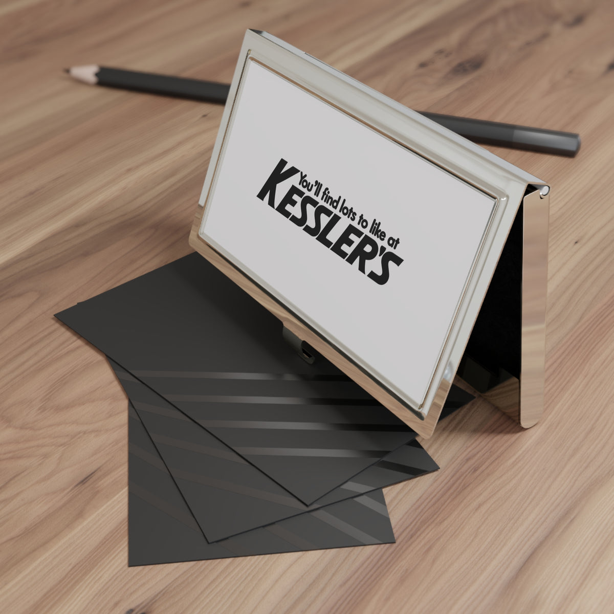 Kessler's Metal Business Card Holder