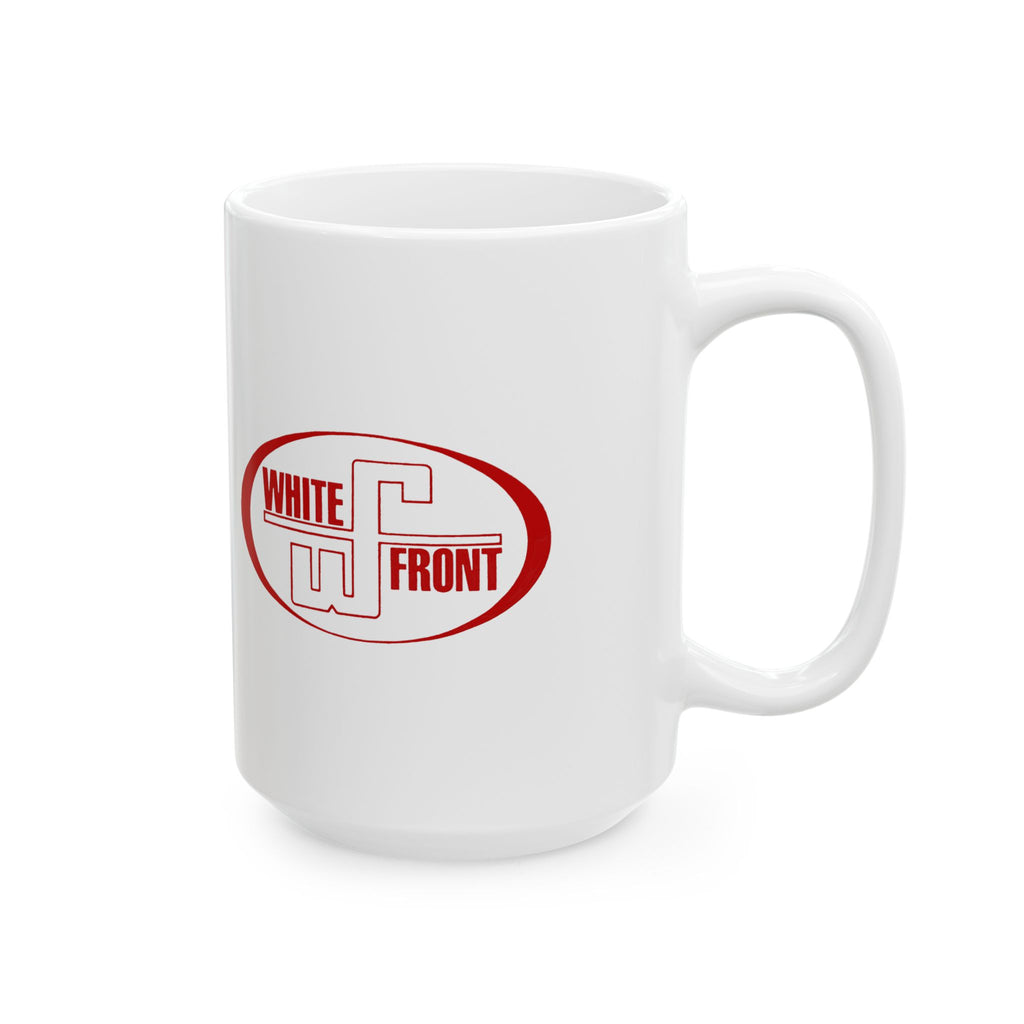 White Front Ceramic Coffee Mug