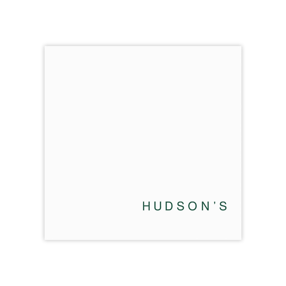 Hudson's Sticky Post-it Note Pad