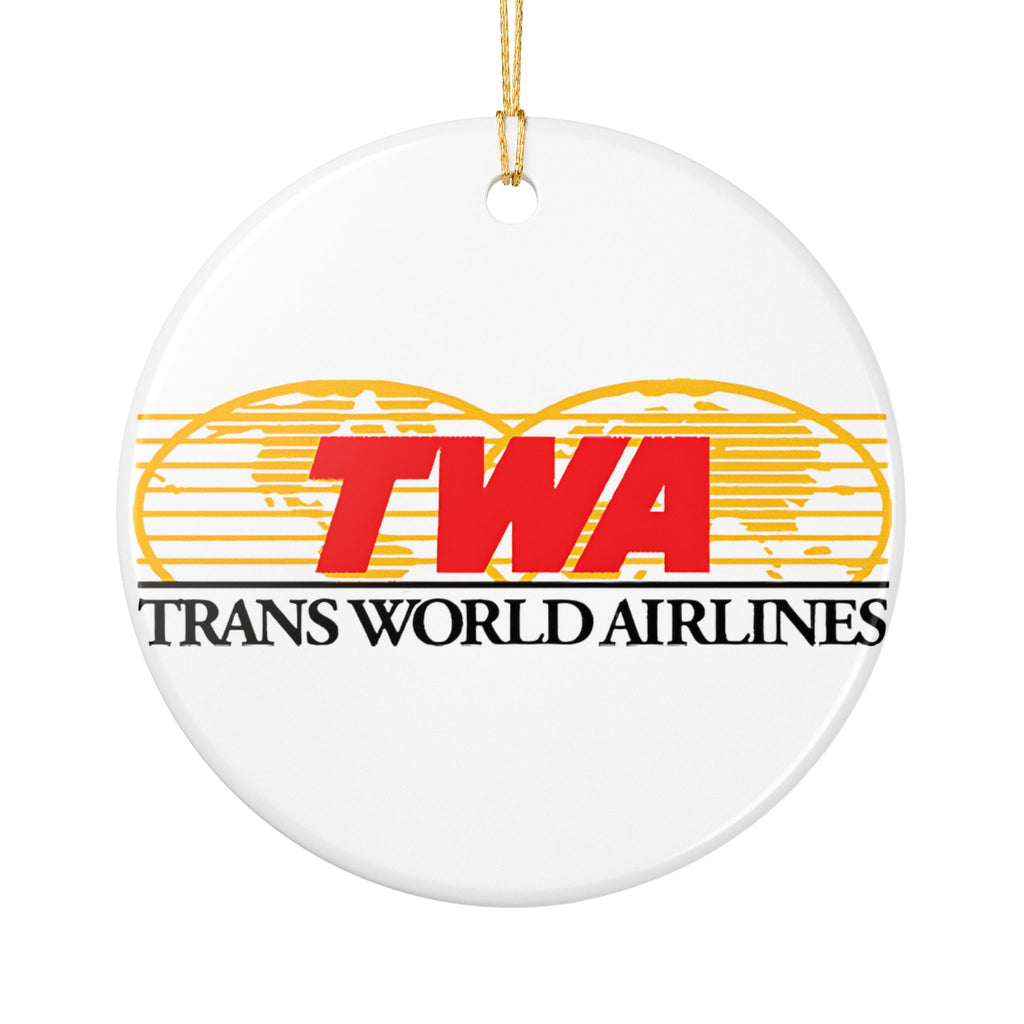 Trans World Airlines (TWA) Ceramic Ornament