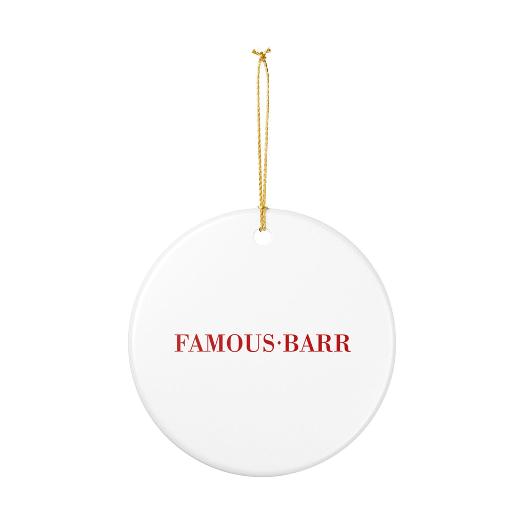 Famous-Barr Ceramic Ornament