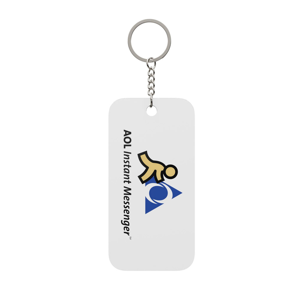 AOL Instant Messenger (AIM) Double-Sided Keychain Charm