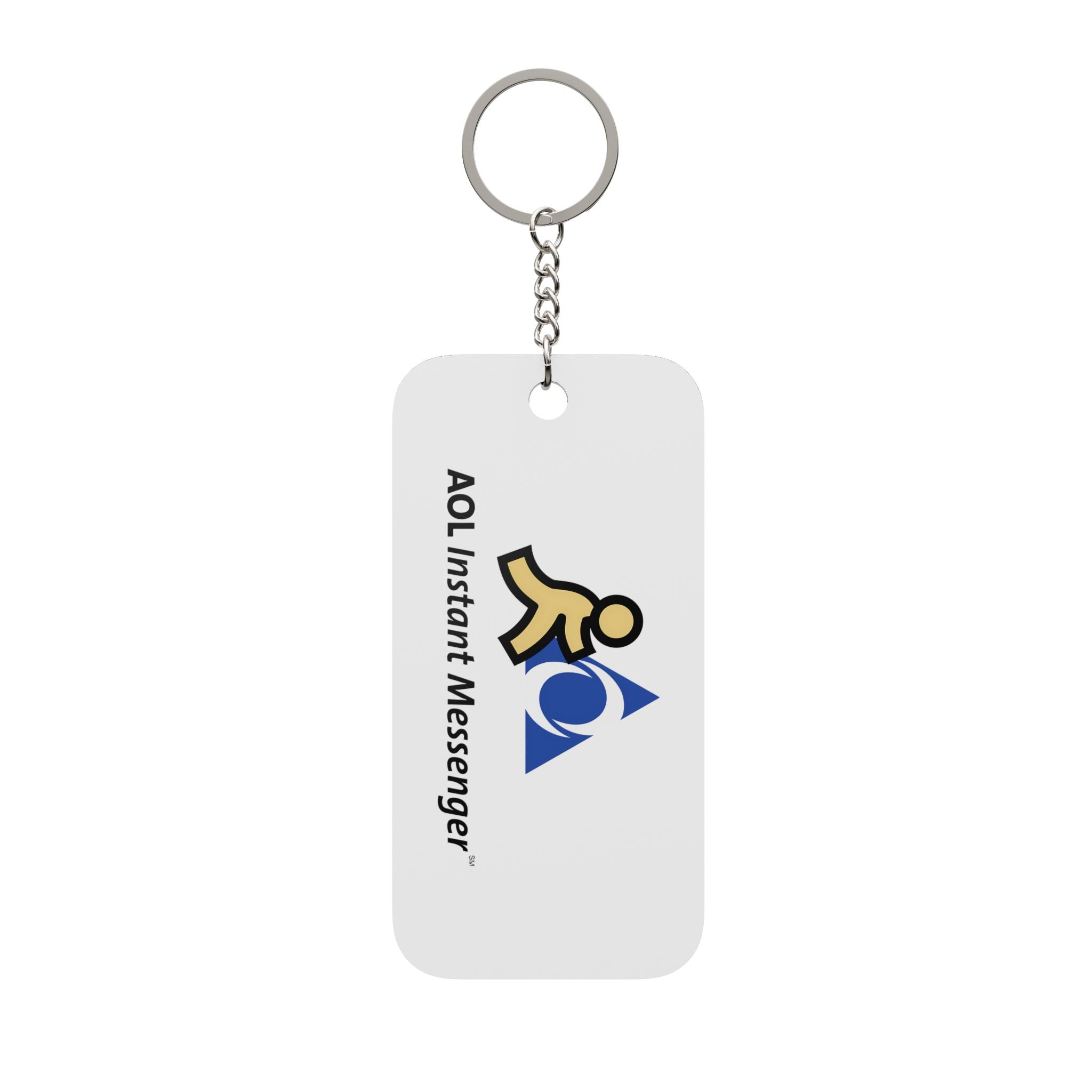 AOL Instant Messenger (AIM) Double-Sided Keychain Charm