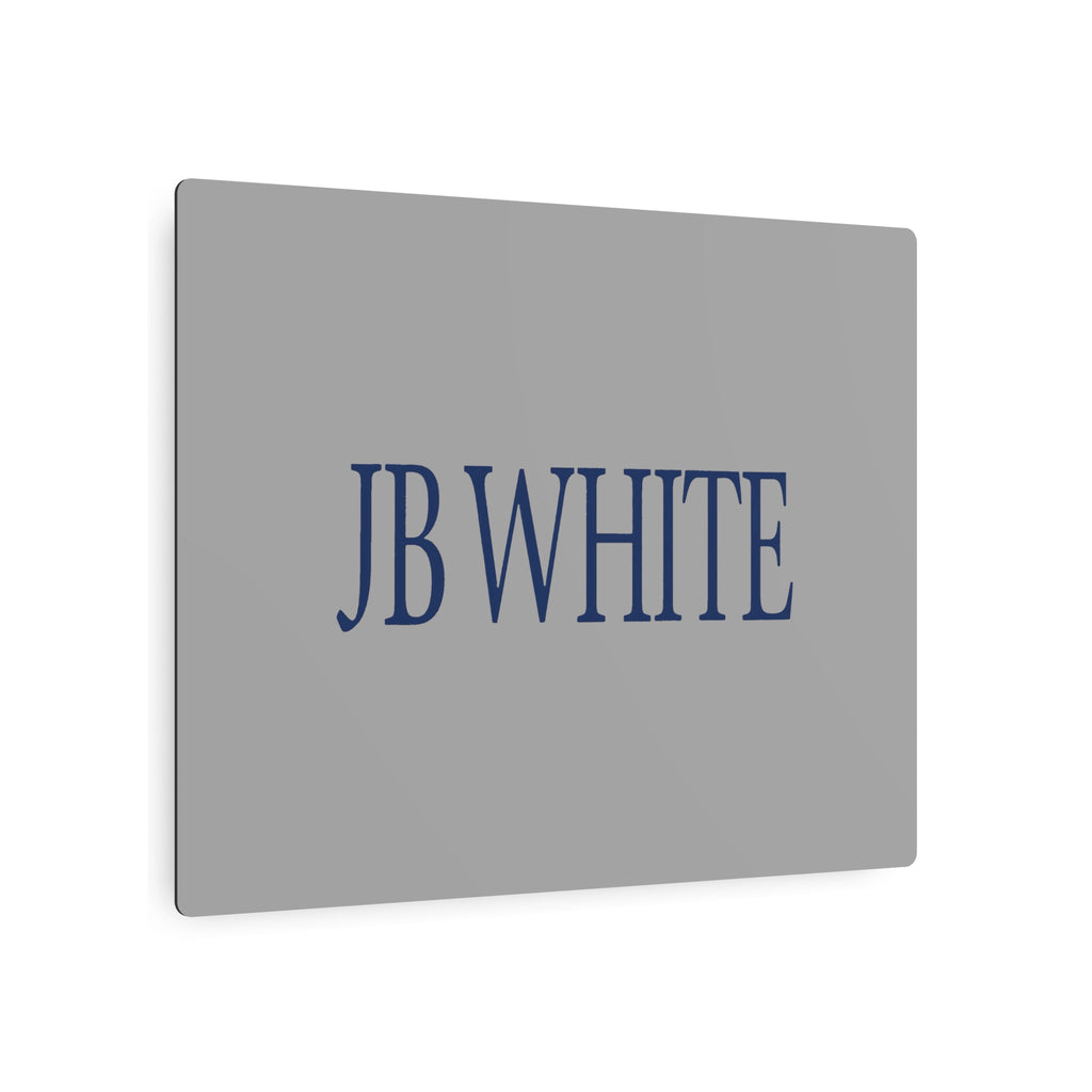 J. B. White Metal Sign