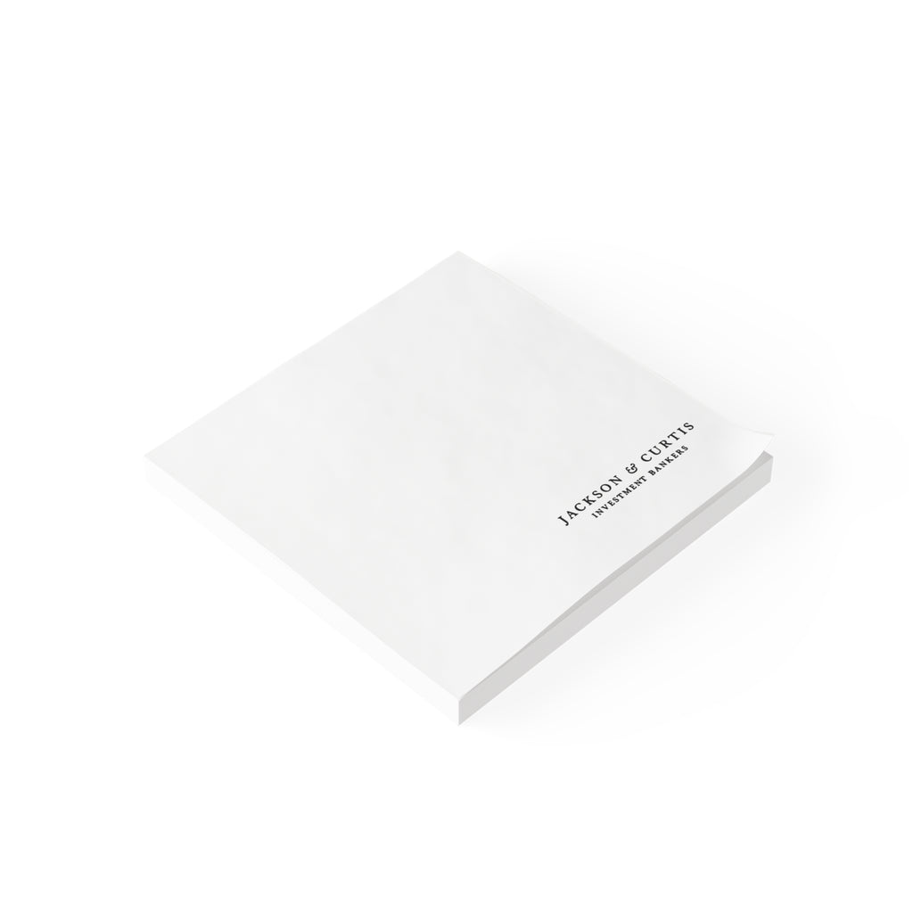 Jackson & Curtis Sticky Post-it Note Pad