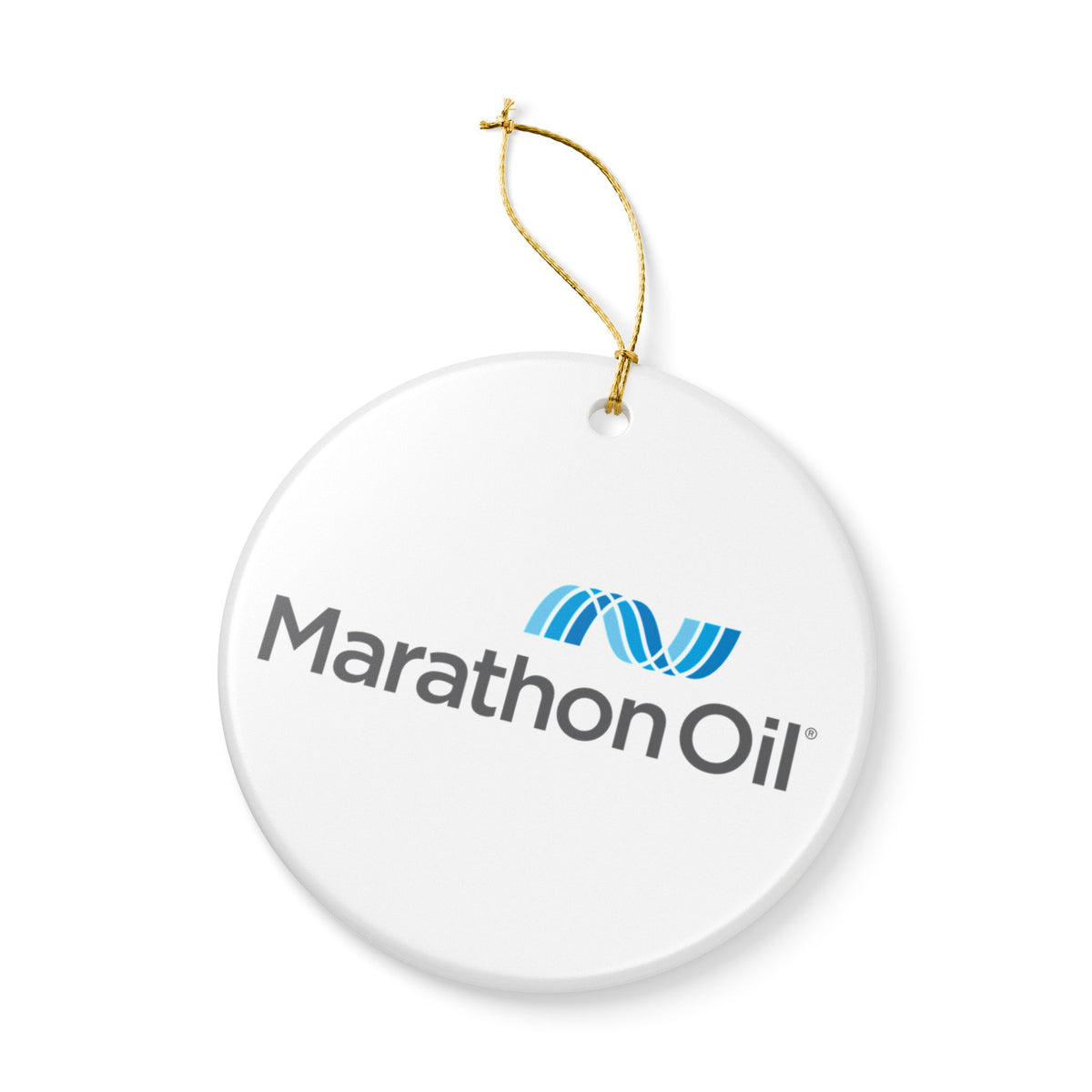 Marathon Oil Ceramic Ornament