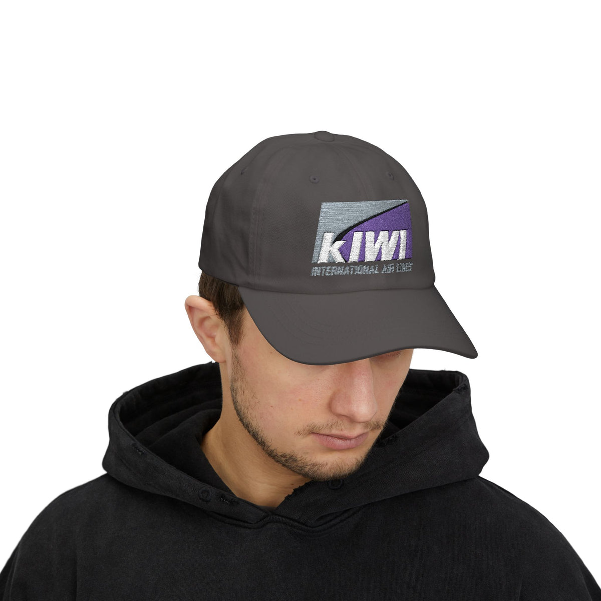 Kiwi International Air Lines Embroidered Dad Cap Hat