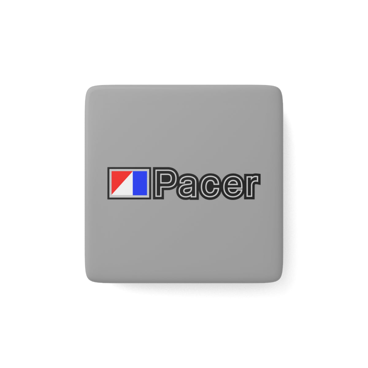 Pacer International Square Porcelain Fridge Magnet