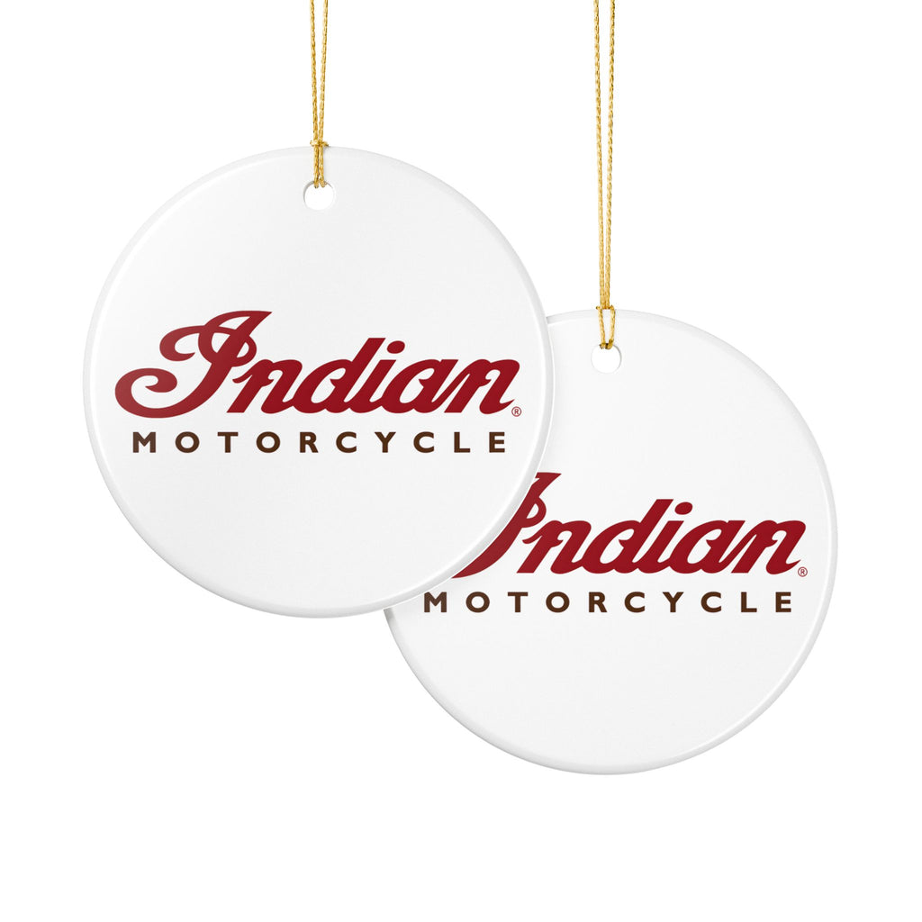 Indian Motorcycle Ceramic Ornament