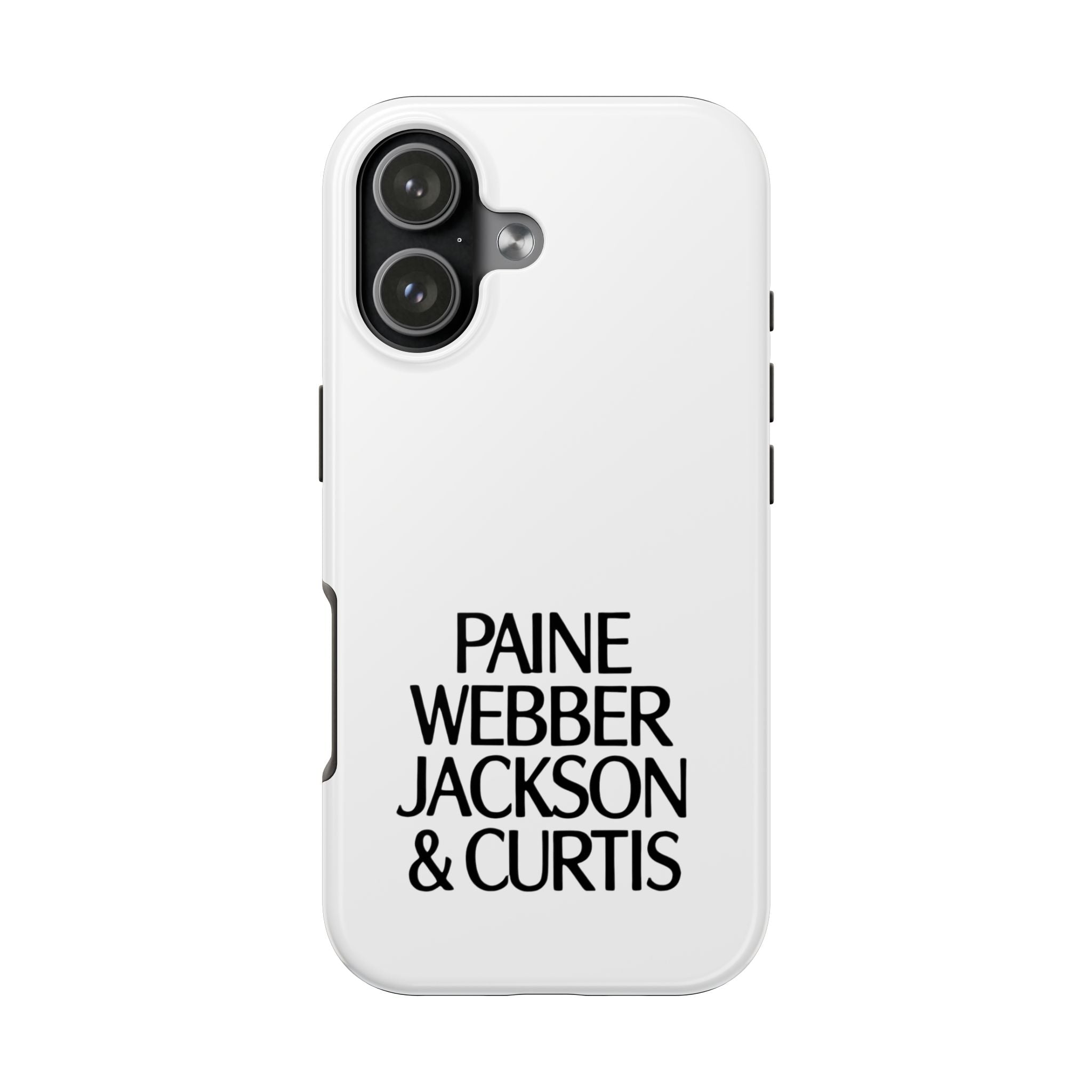 Paine Webber Jackson & Curtis Tough Phone Case