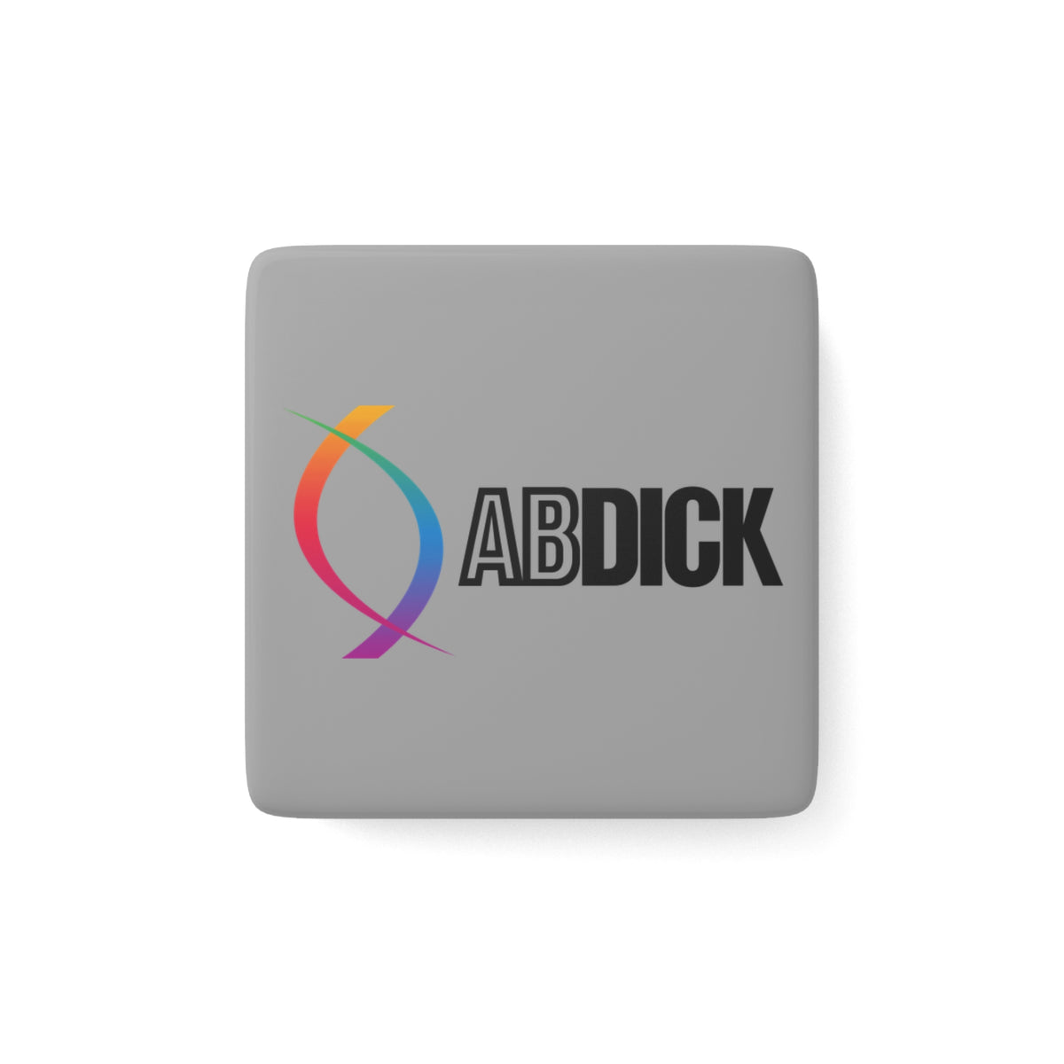 A. B. Dick Company Square Porcelain Fridge Magnet