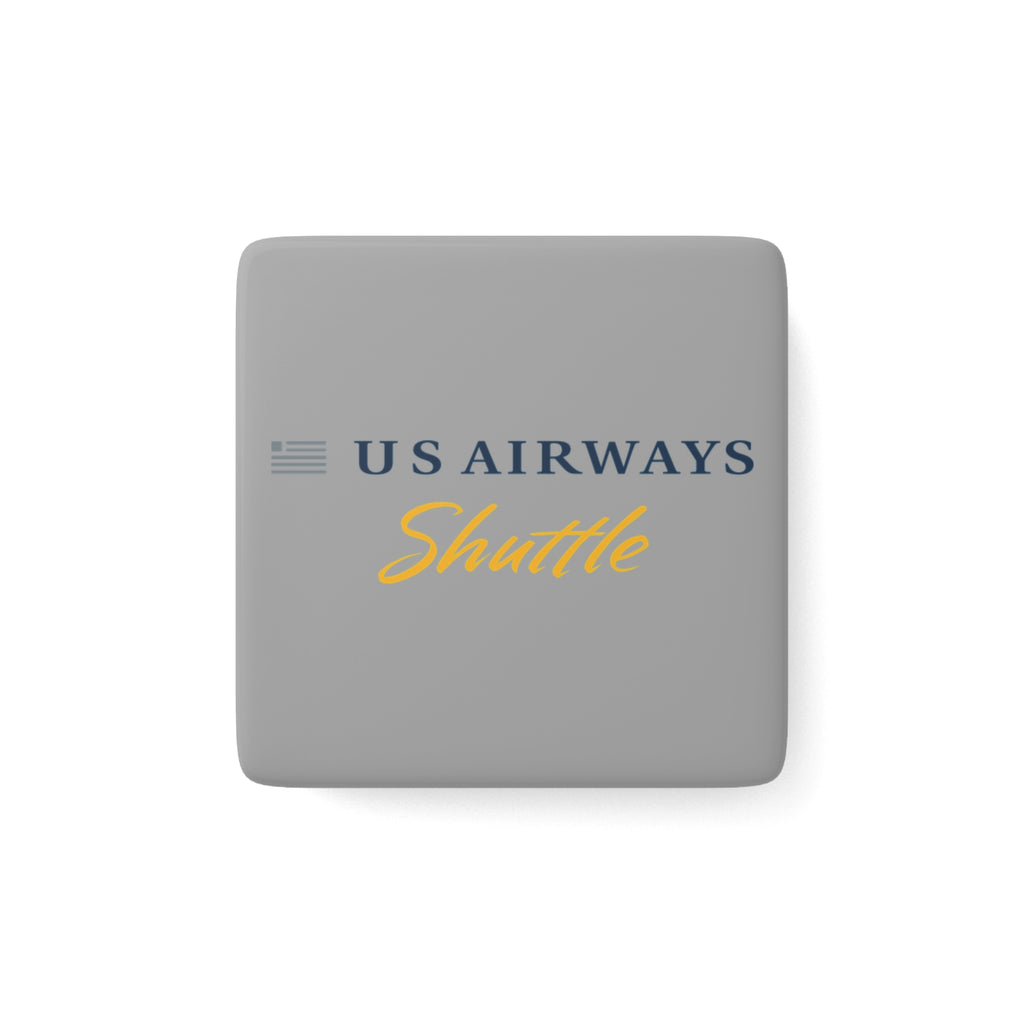 US Airways Shuttle Square Porcelain Fridge Magnet