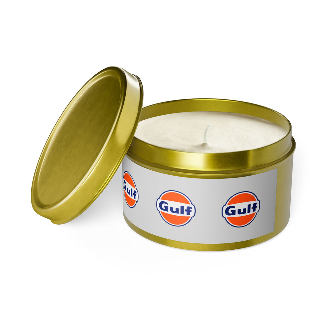 Gulf Oil Tin Candle