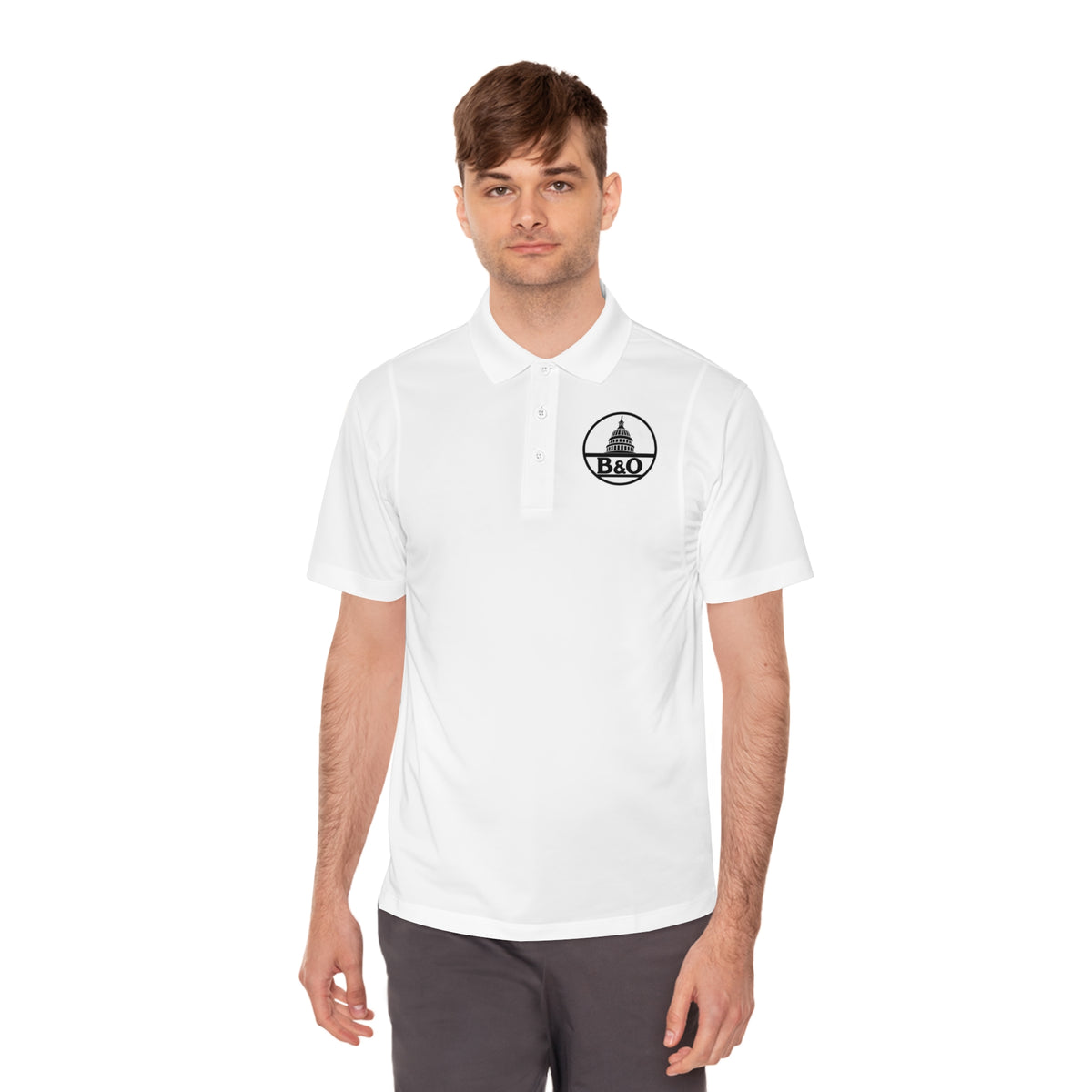 Baltimore and Ohio Railroad Men's Sport Polo Shirt