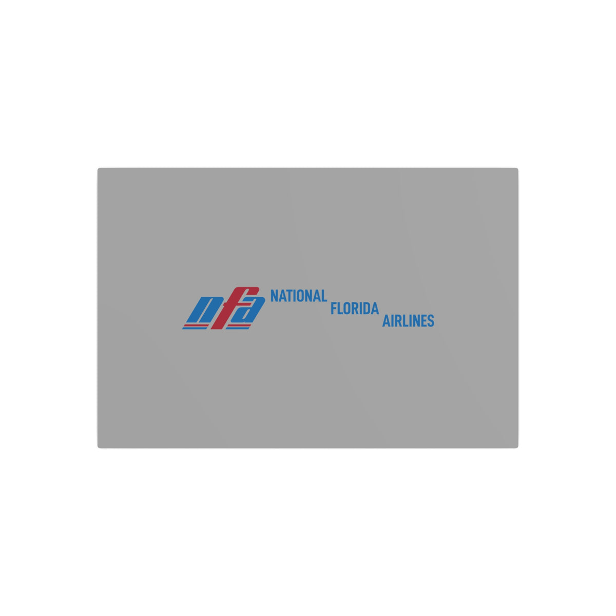 National Florida Airlines Metal Sign