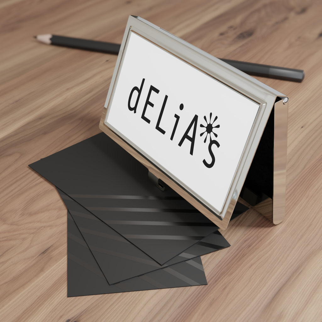 Delia's Metal Business Card Holder