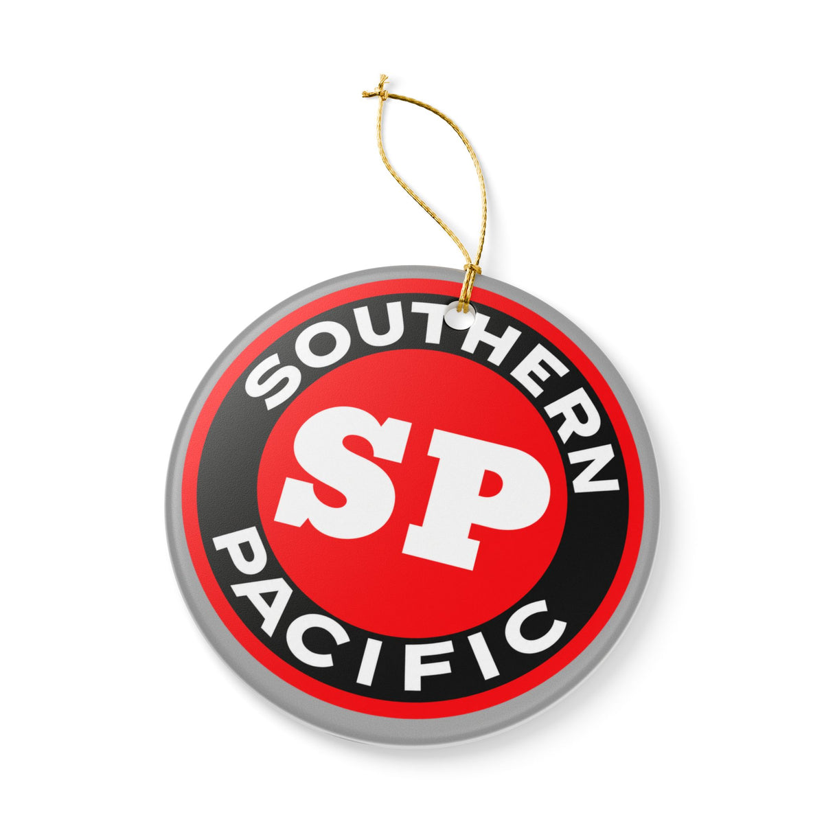 Southern Pacific Railroad Ceramic Ornament