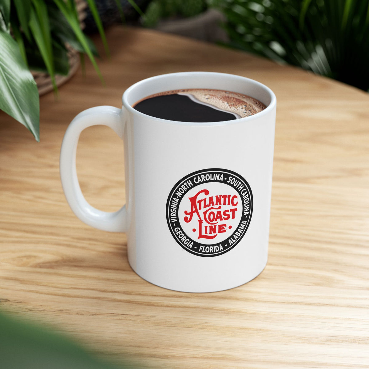 Atlantic Coast Line Railroad Ceramic Coffee Mug