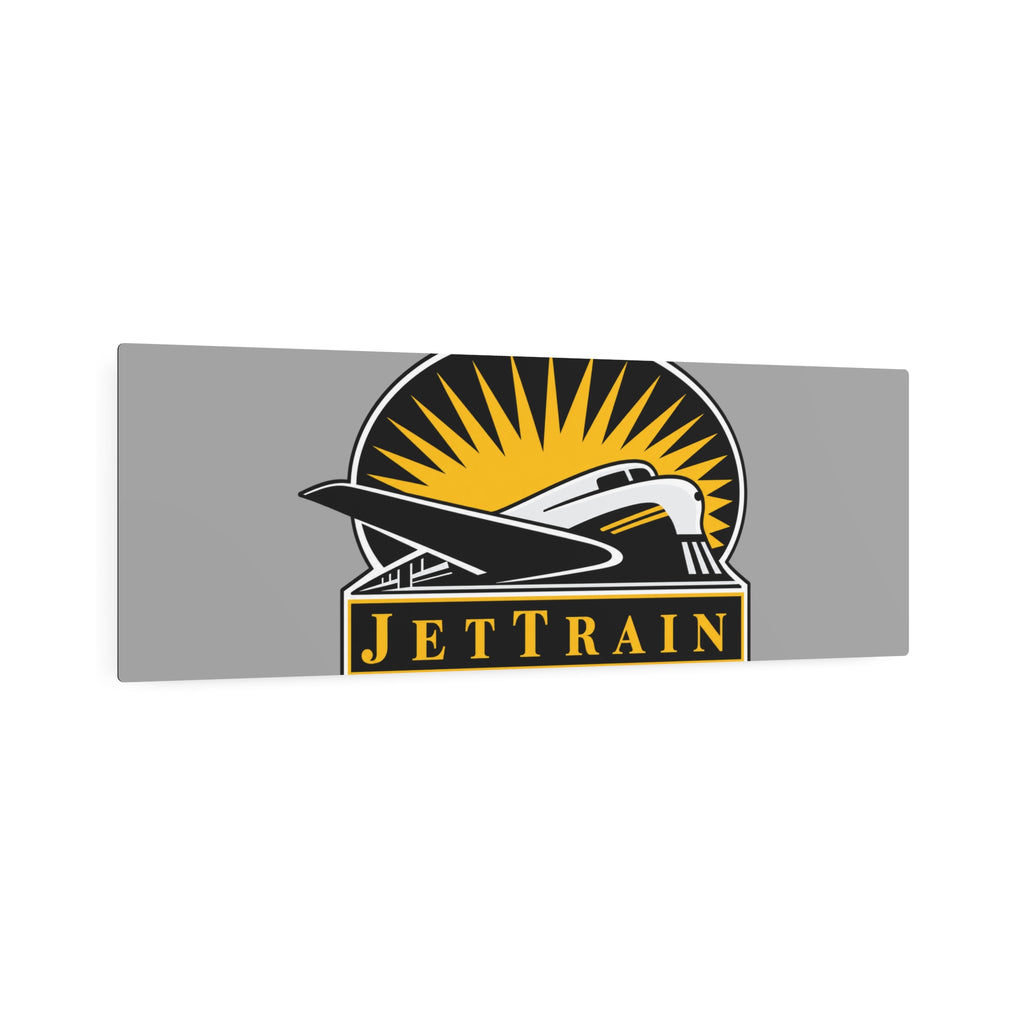 Bombardier JetTrain Metal Sign
