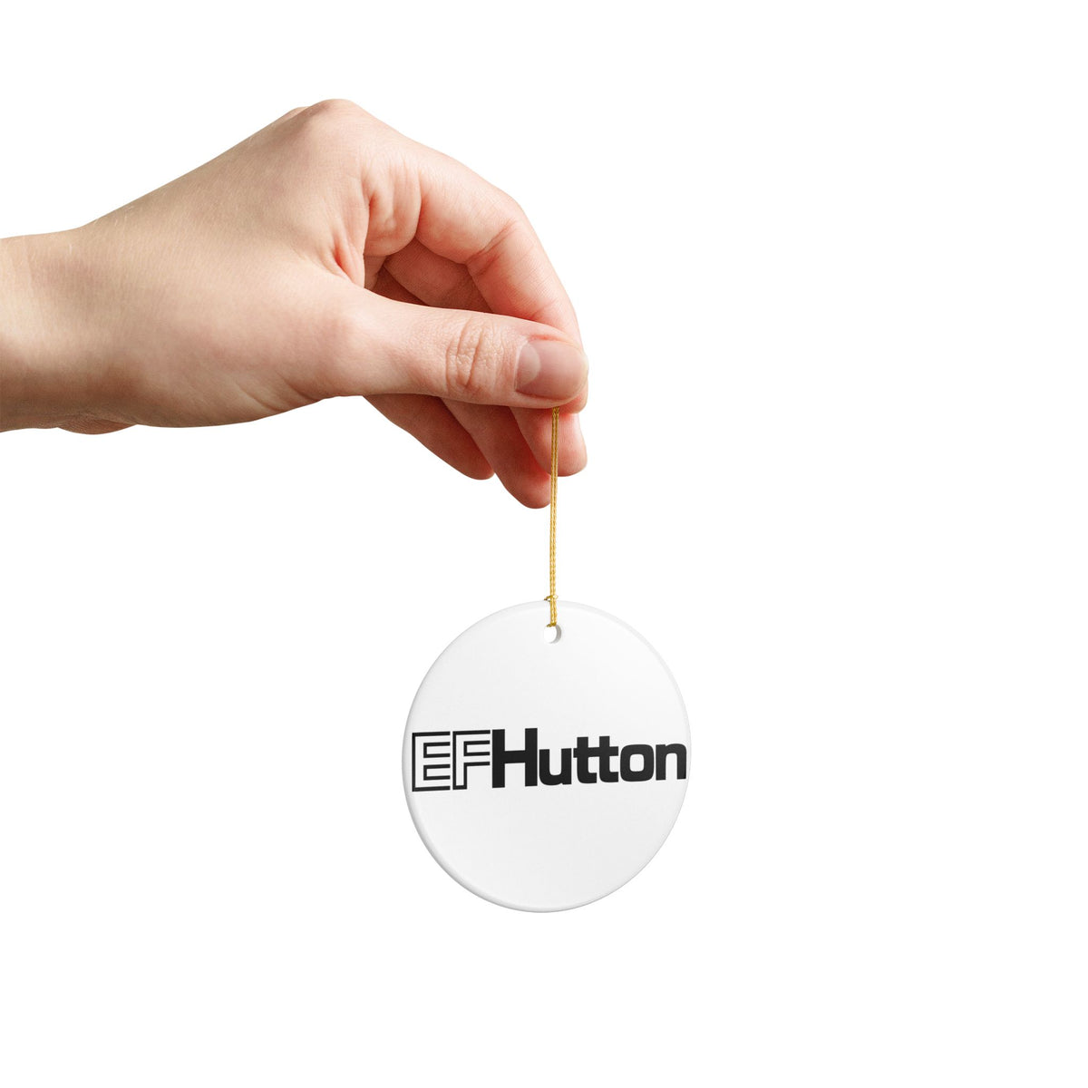 E. F. Hutton Ceramic Ornament