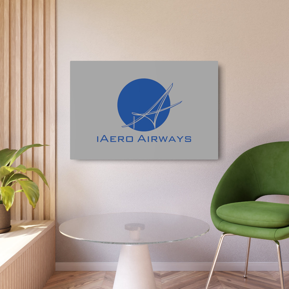 iAero Airways Metal Sign