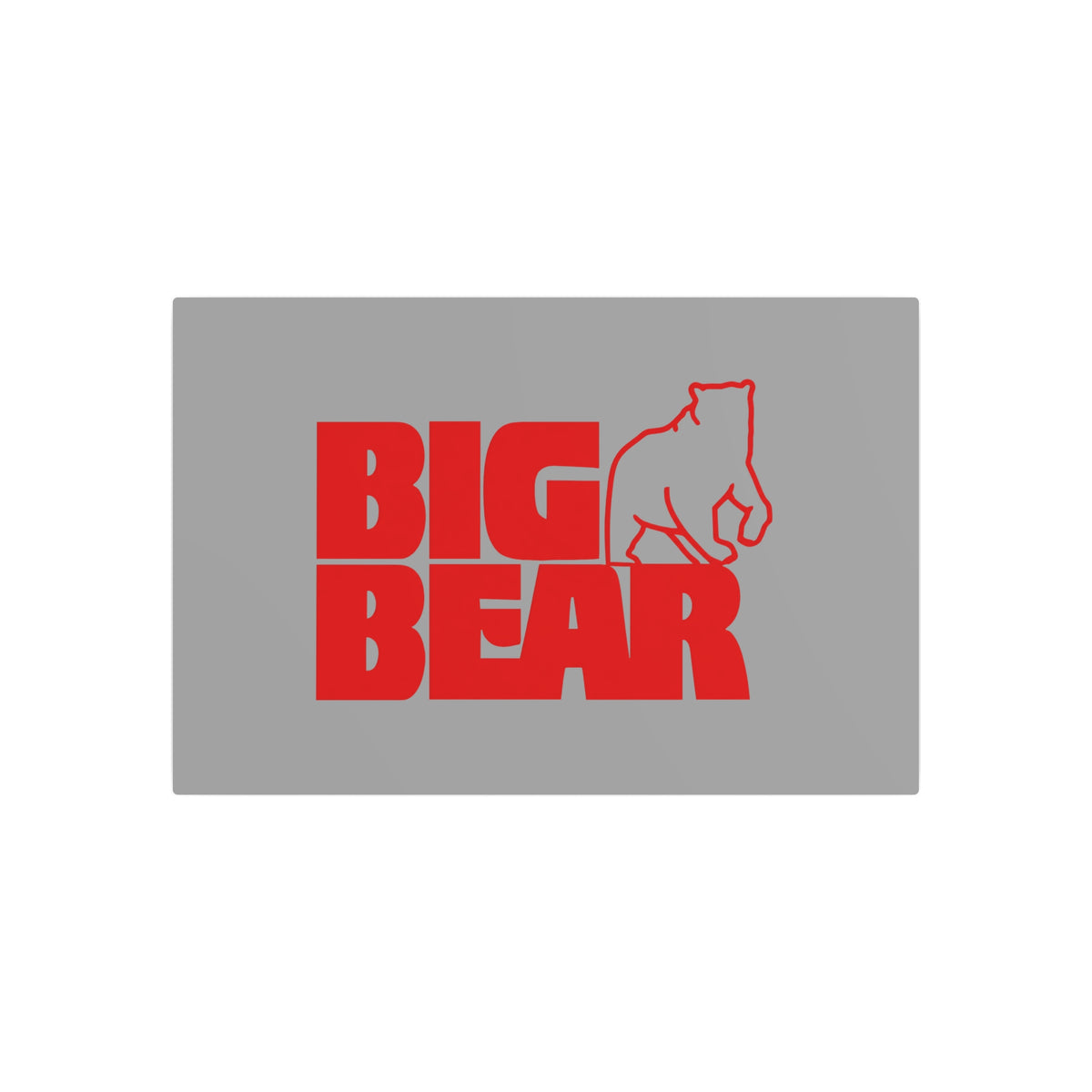 Big Bear Stores Metal Sign