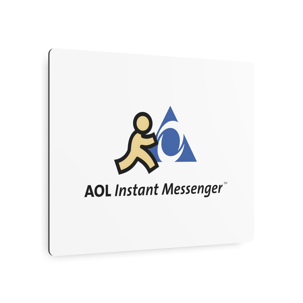 AOL Instant Messenger (AIM) Metal Sign