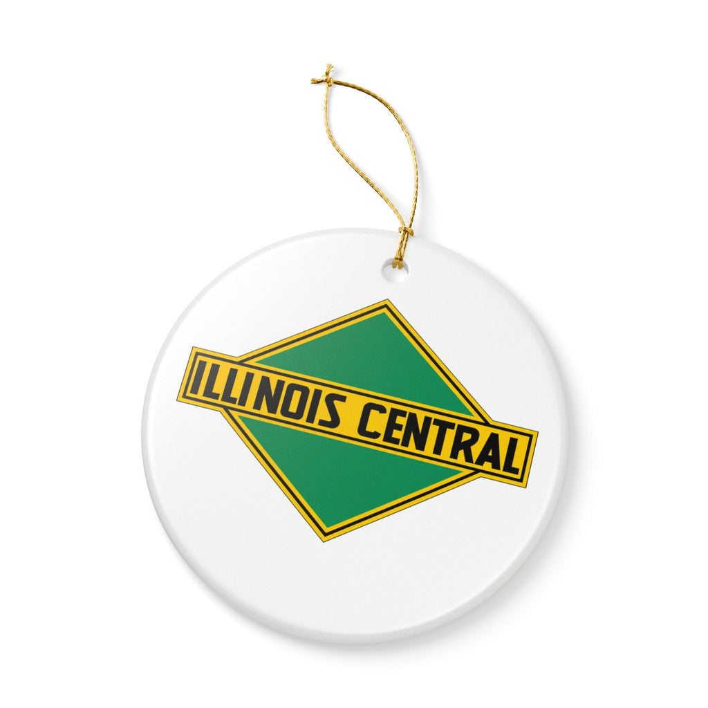 Illinois Central Railroad Ceramic Ornament