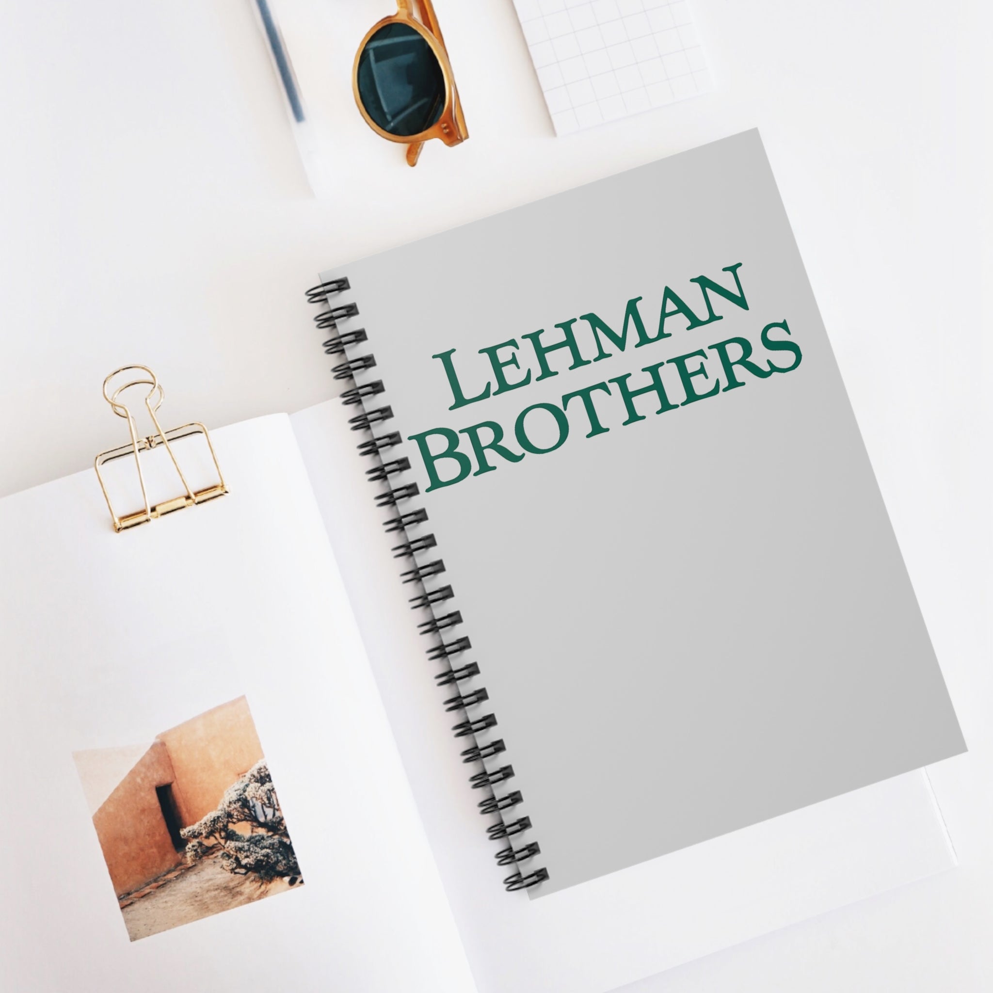 Lehman Brothers Spiral Notebook