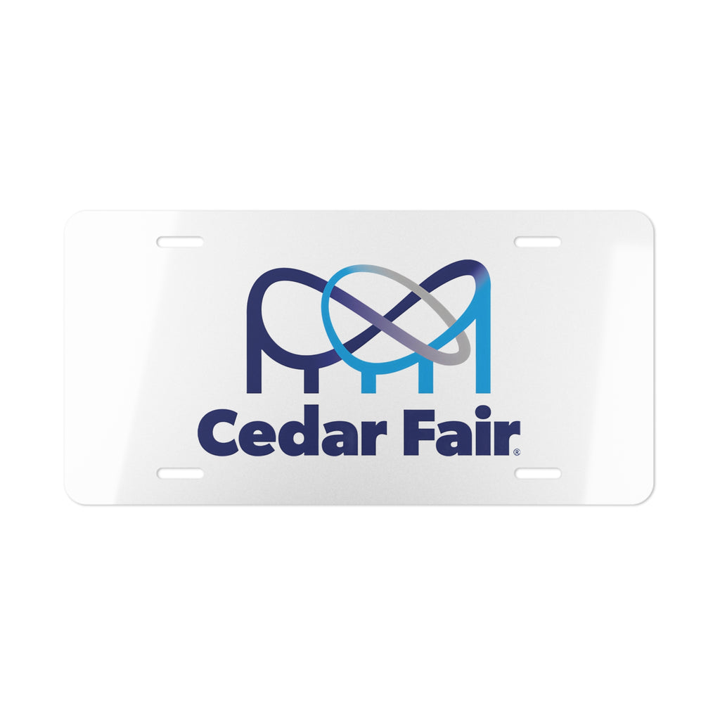 Cedar Fair Vanity License Plate