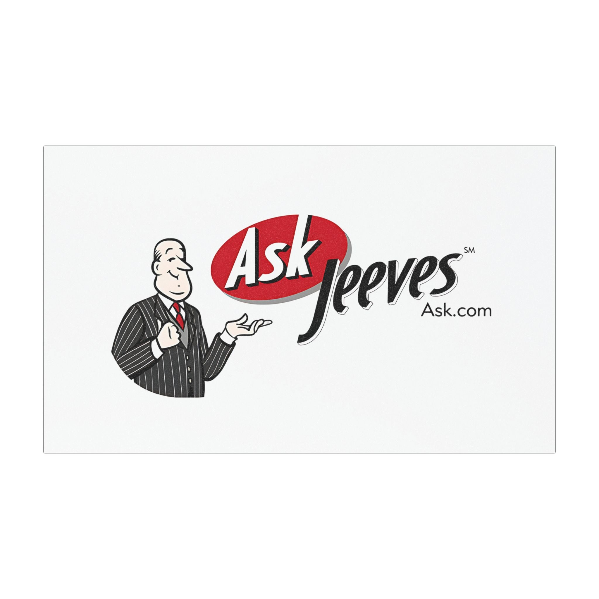 Ask Jeeves Car Magnet