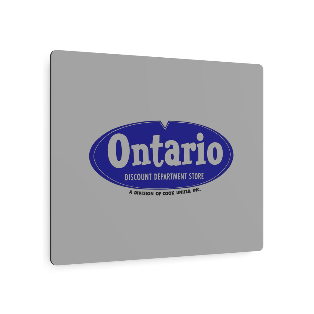Ontario Discount Department Store Metal Sign