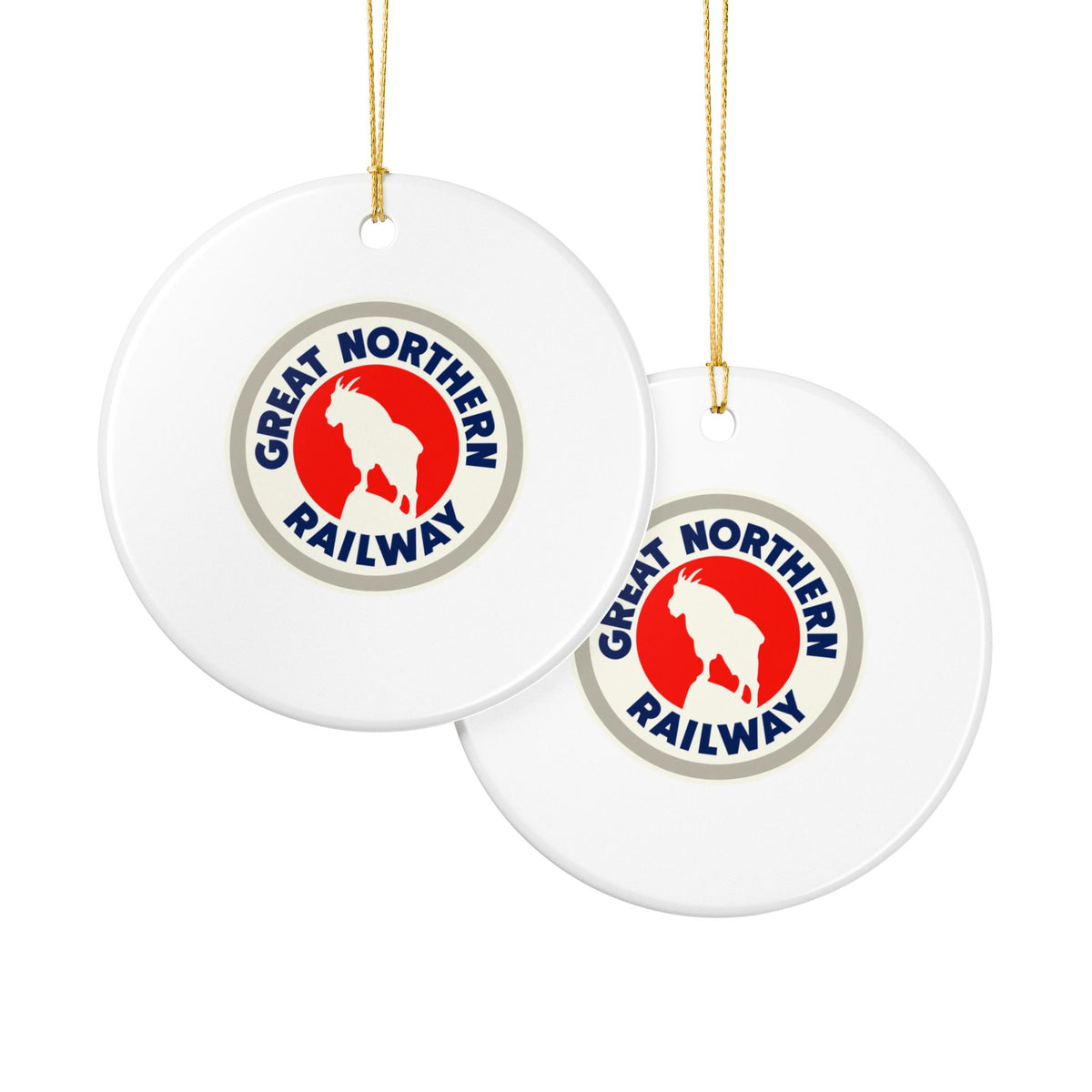 Great Northern Railway Ceramic Ornament