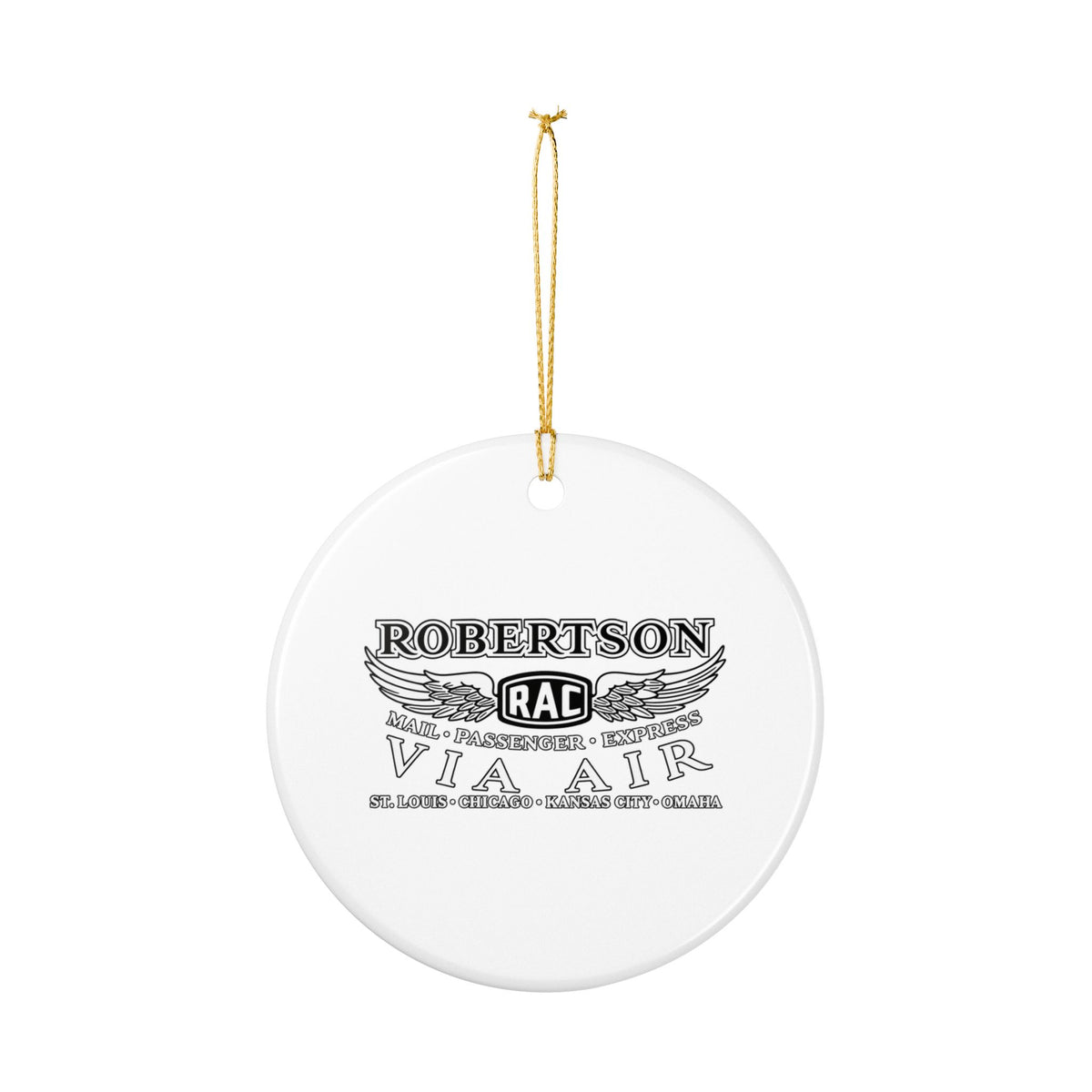 Robertson Aircraft Ceramic Ornament