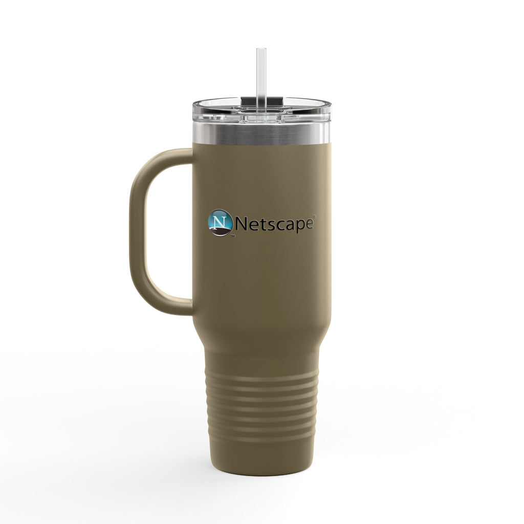 Netscape 40oz Insulated Travel Mug Stainless Tumbler