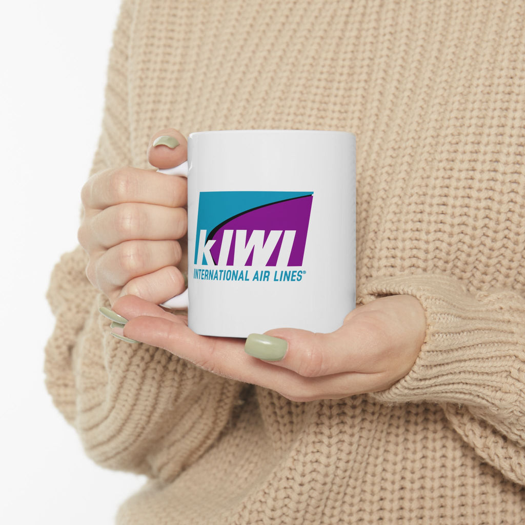 Kiwi International Air Lines Ceramic Coffee Mug
