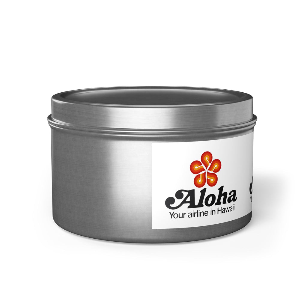 Aloha Airlines Tin Candle