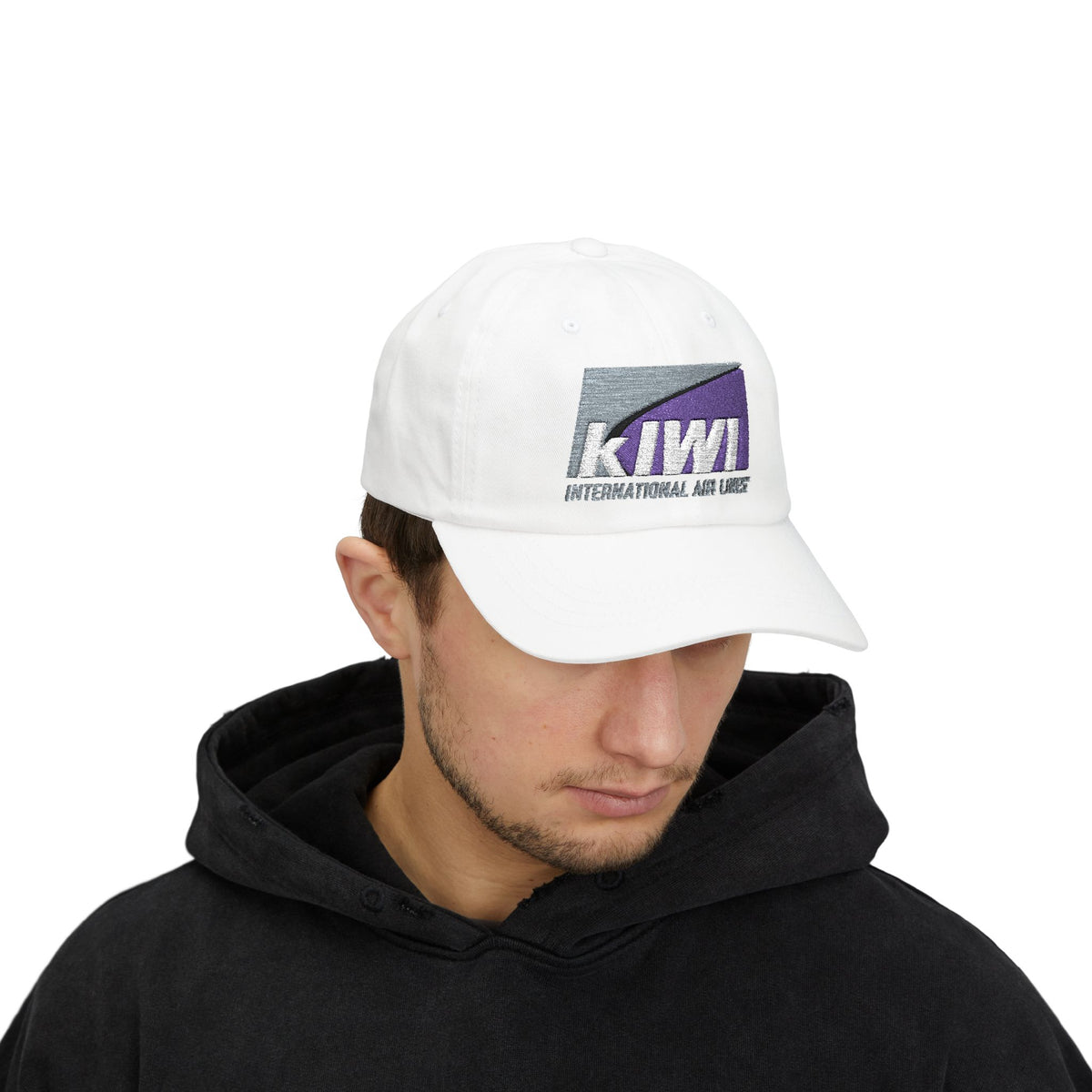 Kiwi International Air Lines Embroidered Dad Cap Hat