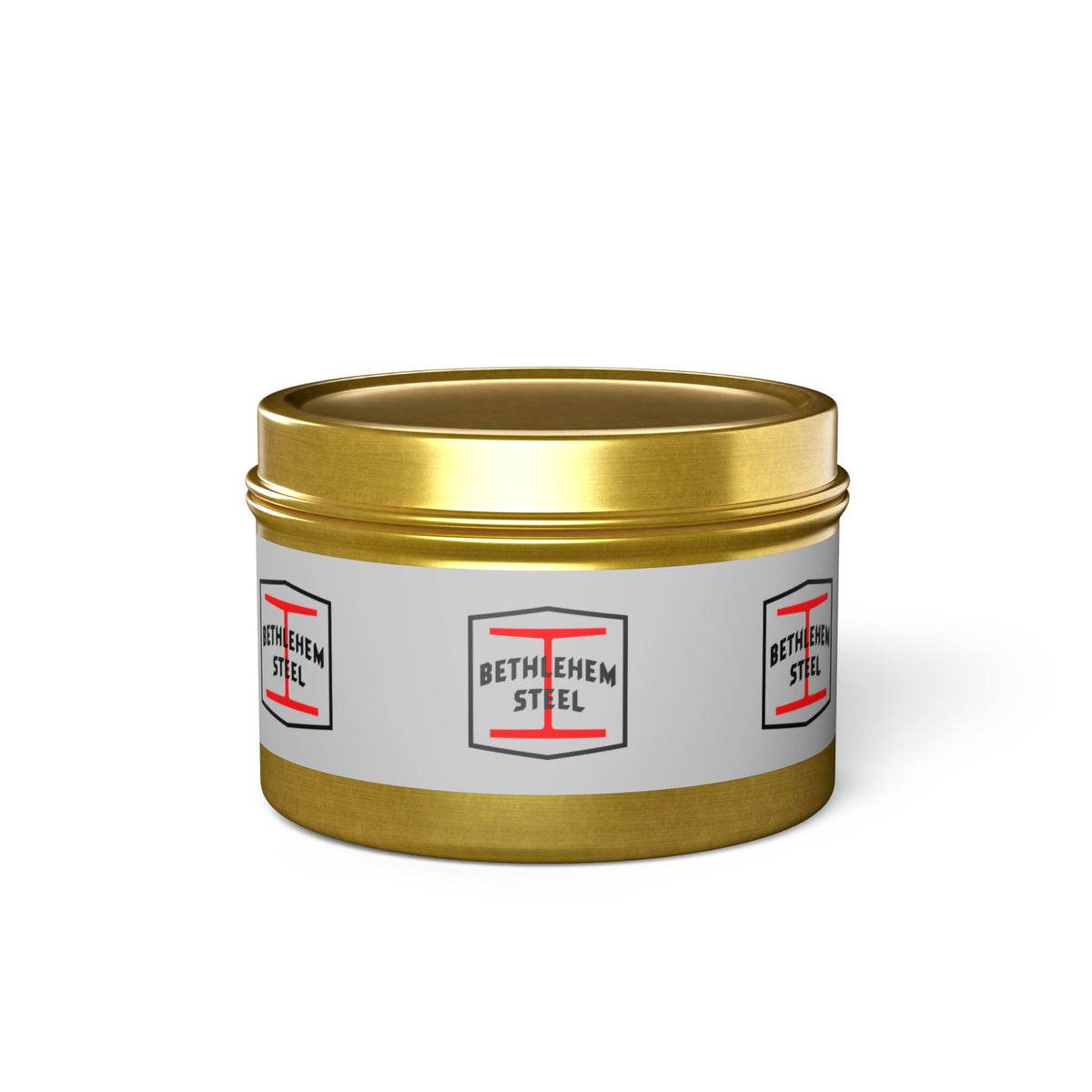 Bethlehem Steel Tin Candle