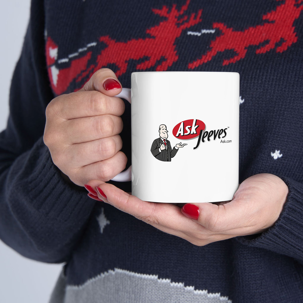 Ask Jeeves Ceramic Coffee Mug